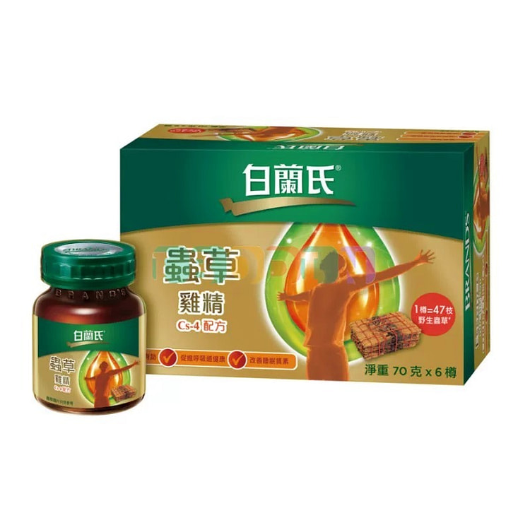 白兰氏虫草鸡精6瓶/盒
