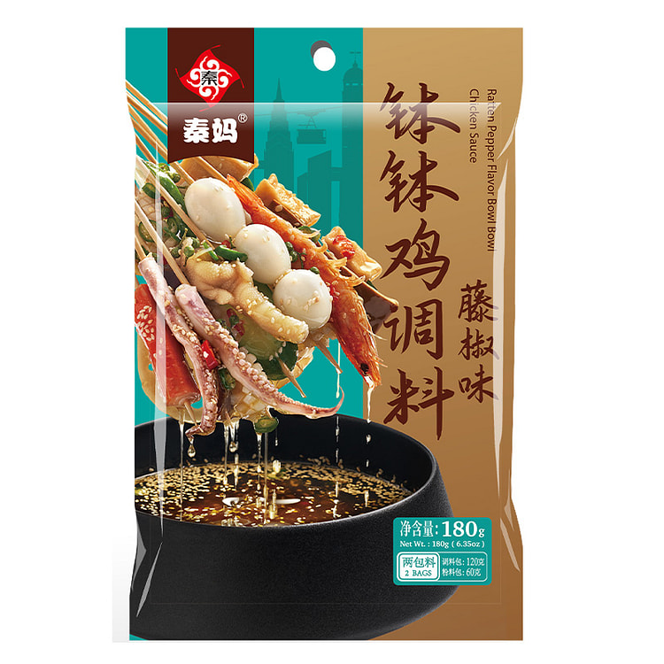 秦妈 钵钵鸡调料藤椒味180g*1袋