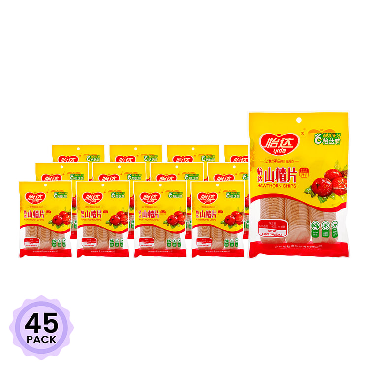 Yida Hawthorn Chips 180 g*45 pack