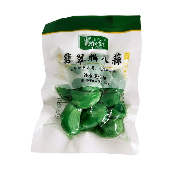 酱倒缸正宗山东翡翠腊八蒜独立小包装50g*1 50 克