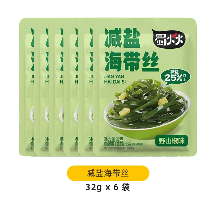 Shredded Kelp with Mountain Pepper Flavor 32g*6 192 g