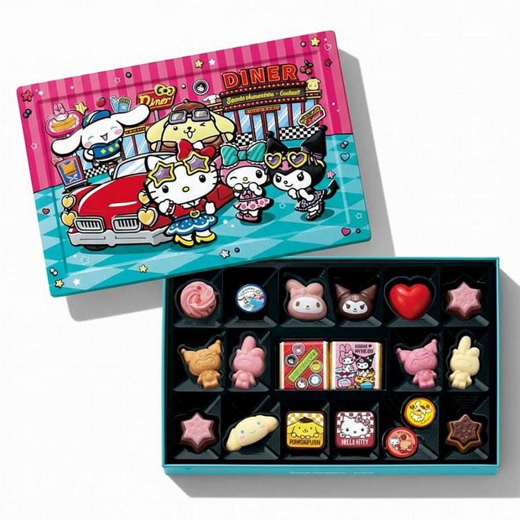 三丽鸥联名 情人节限定巧克力19枚 1 盒