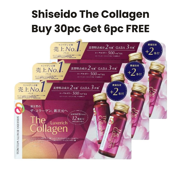 Shiseido The Collagen Luxerich Drink 30pc+6pc Free