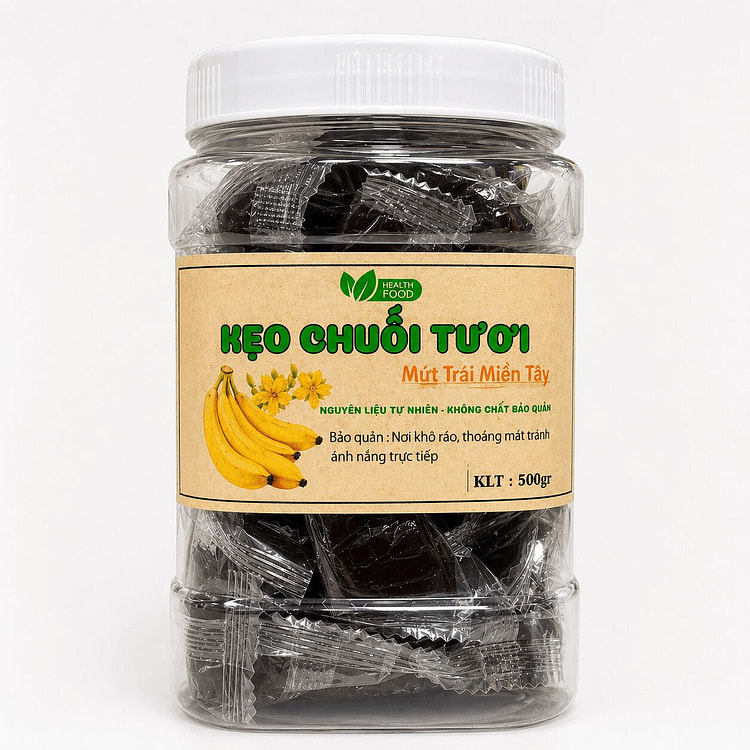 Golden Heart Banana Candy 500g 500 g