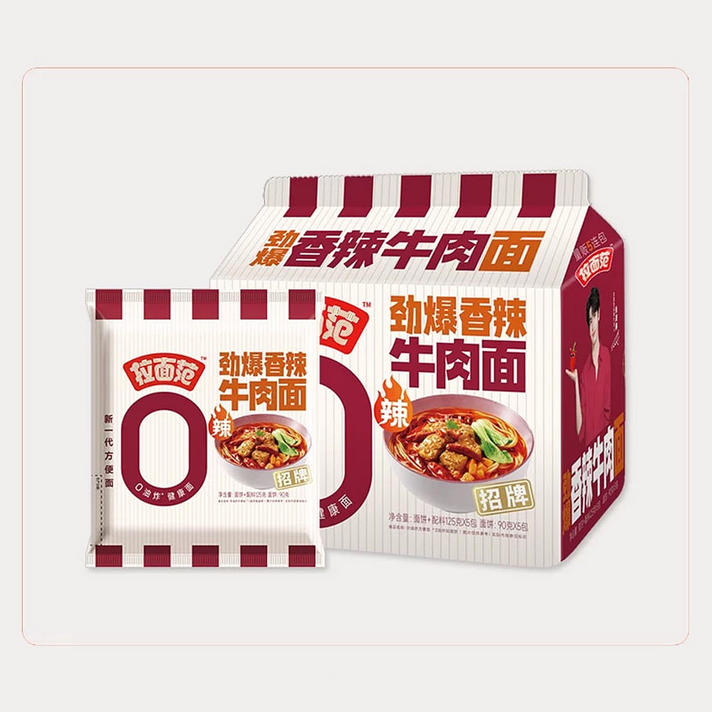 Jinmailang Non-Fried Ramen Spicy flavor 120g*5 5 pack