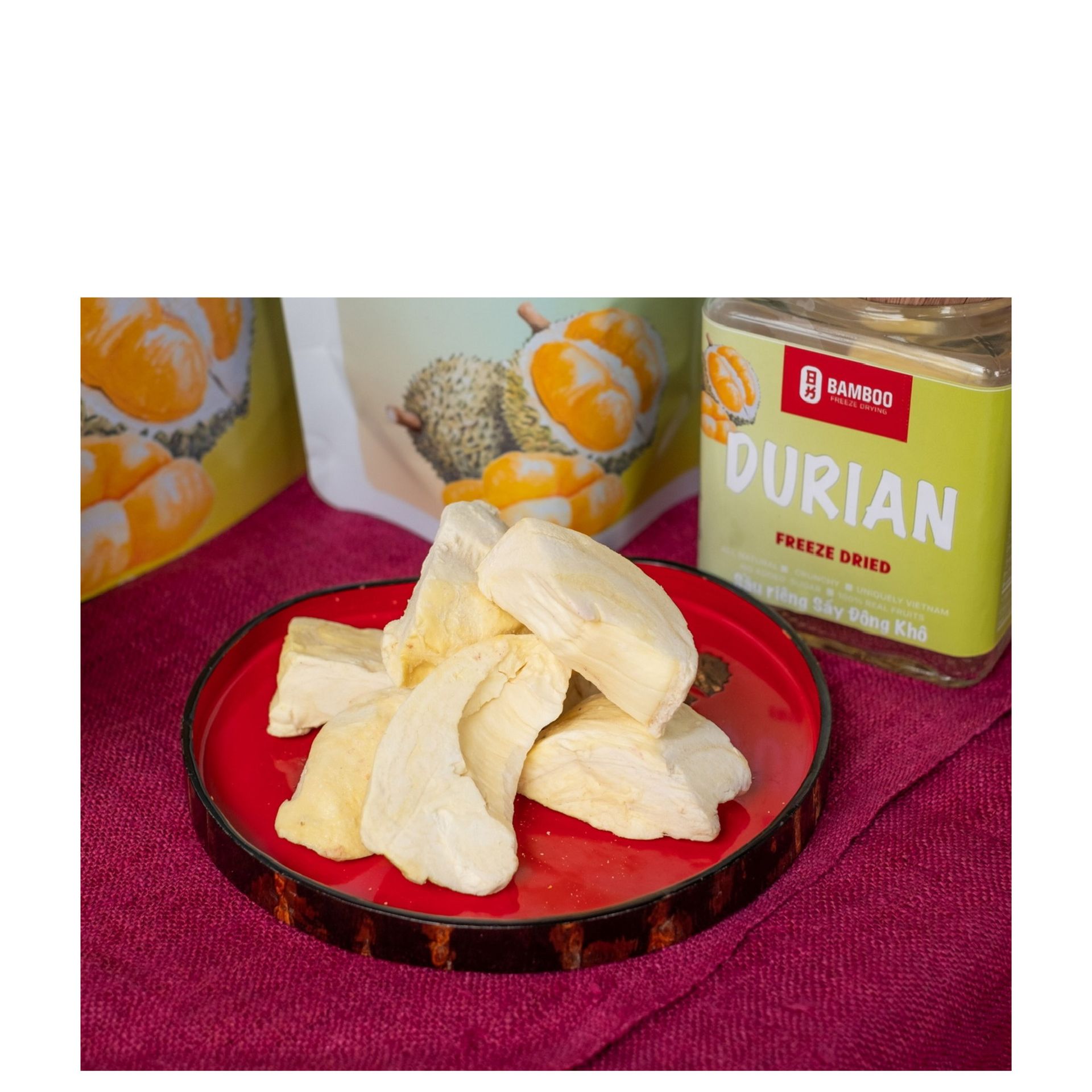 Get Bamboo Freeze Dried Durian- 1 pack Delivered | Weee! Asian Market
