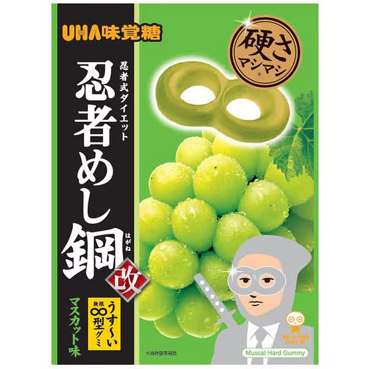 UHA Mikakuto Ninja Meshi Steel Muscat Flavor 45g