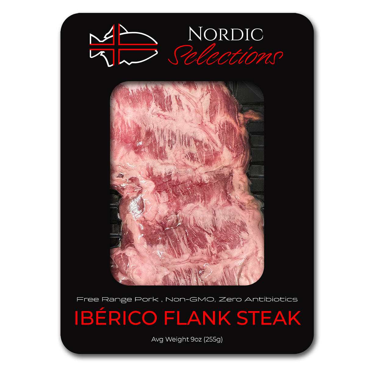 Pork Iberico Flank Steak from Spain 12 oz
