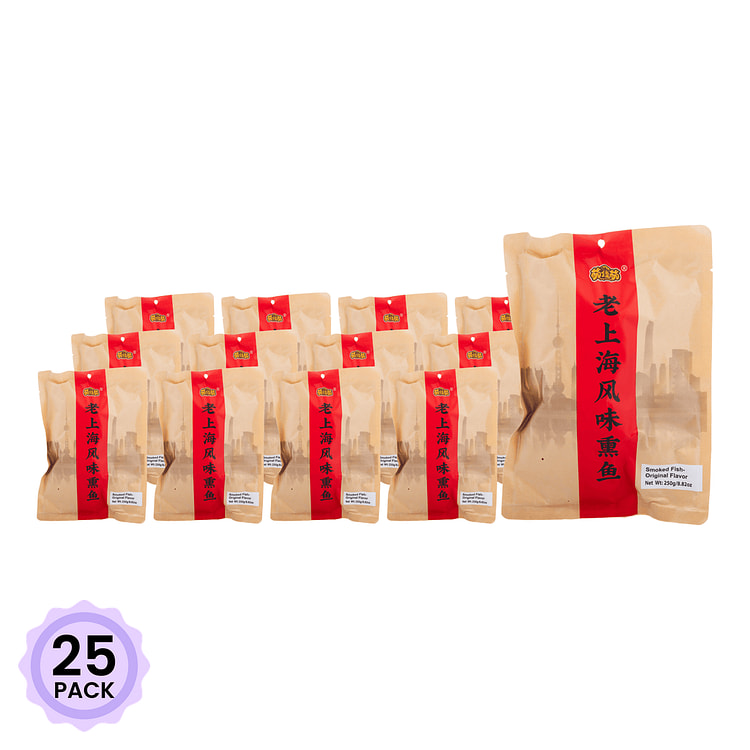 Meng Jia Meng Shanghai Smoked Fish 250 g*25 pack