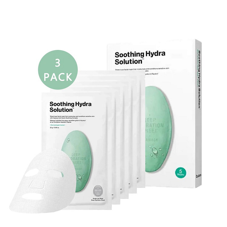 蒂佳婷 绿药丸水动力舒缓补水面膜 15片入 3 包