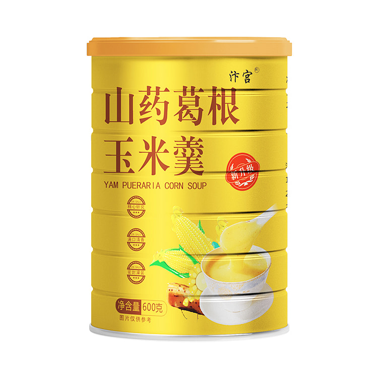 汴宫山药葛根玉米羹粉糊代餐600g*1罐