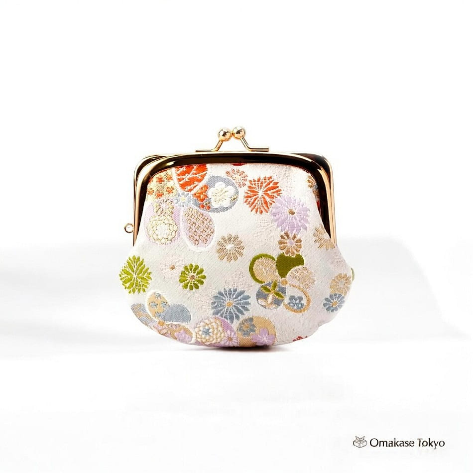 Kyoto Geimeido Coin Purse-White Flower 200 g