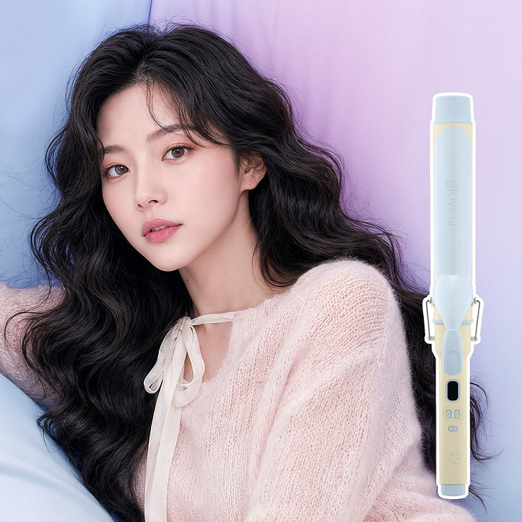 GlowU Extra-Long Barrel Curling Iron 38mm 1 each