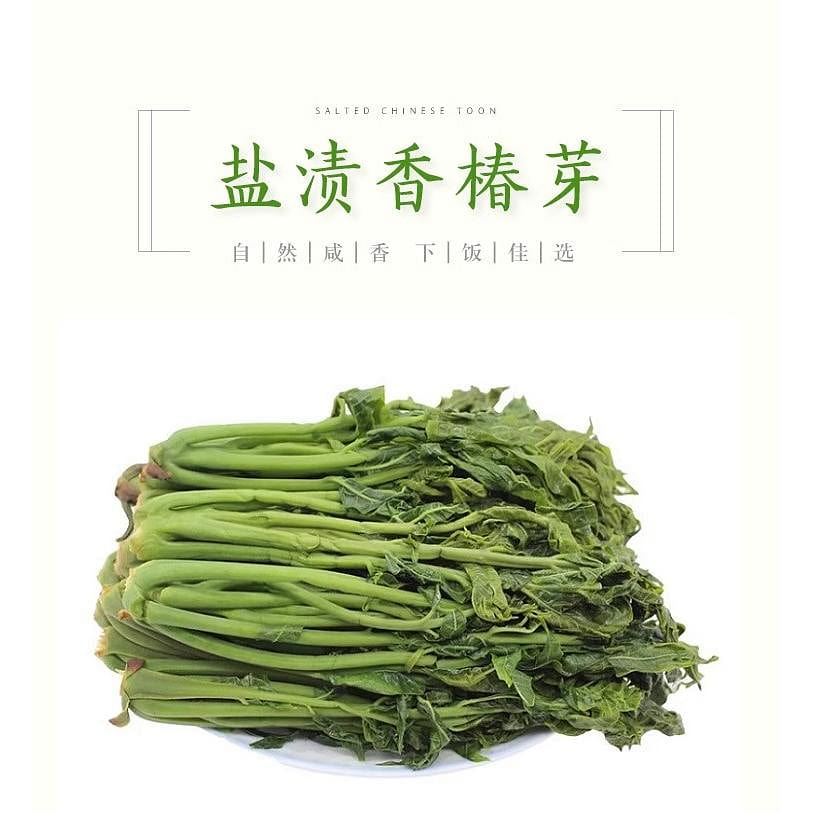新鲜腌制香椿芽咸菜 下饭菜酱菜500g*1袋 500 克