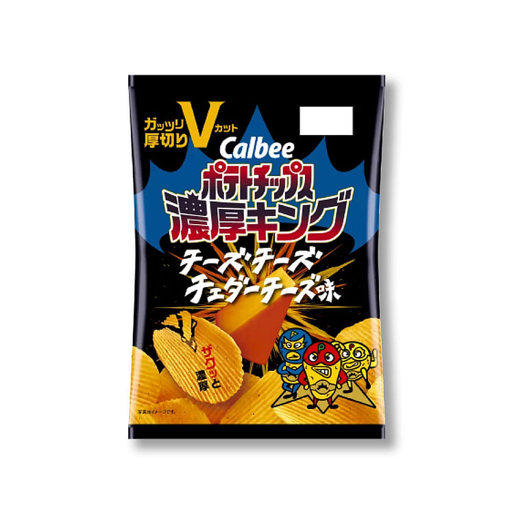 Calbee Rich King V 型厚切薯片
