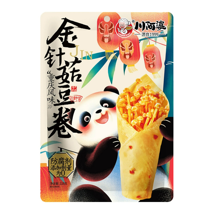 金针菇豆卷118g*2包