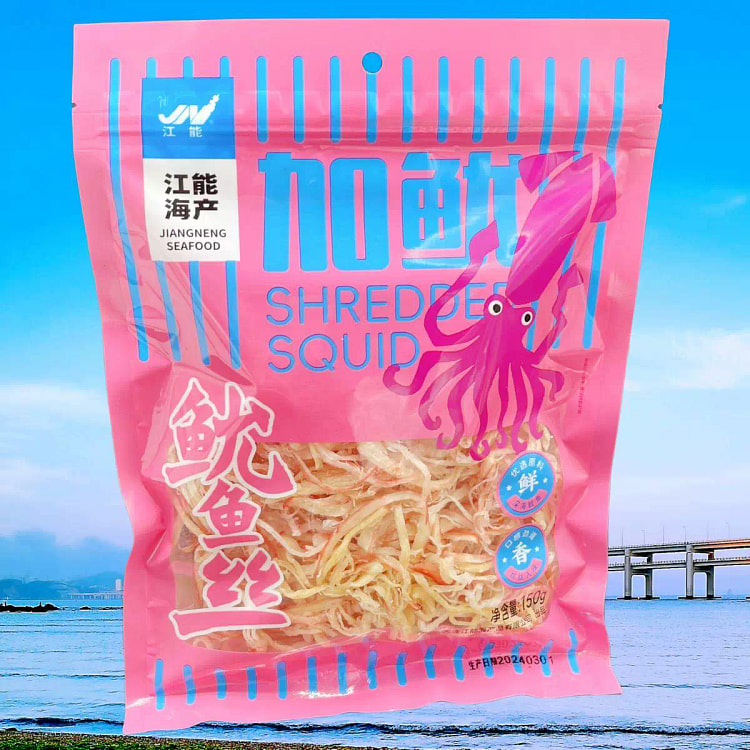 Seafood squid shreds