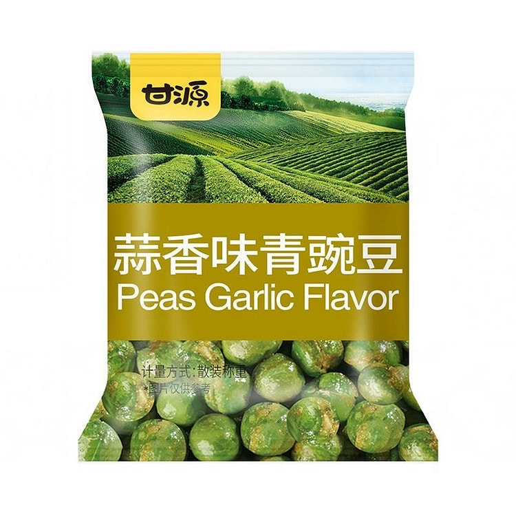 Ganyuan Garlic-Flavored Green Pea Snack 285g 285 g