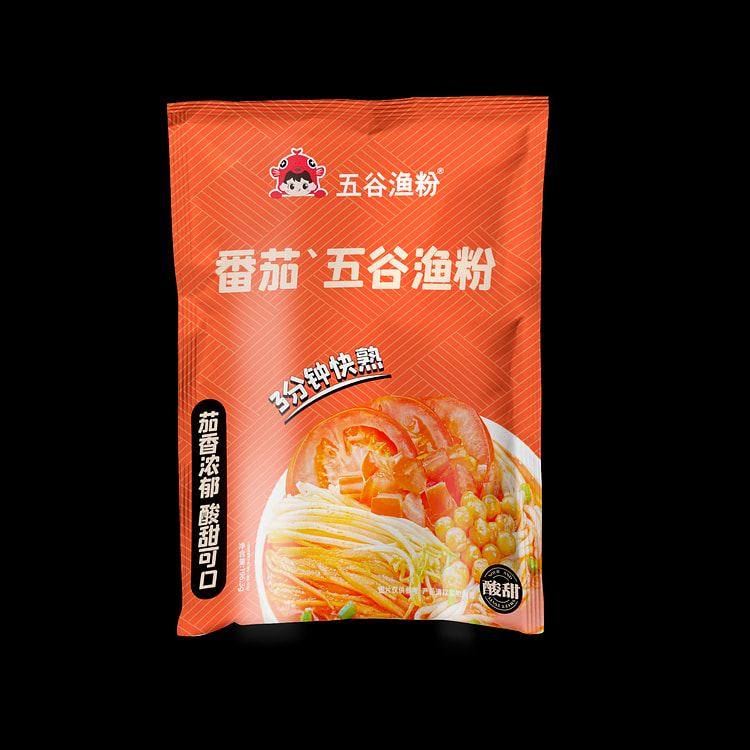 五谷渔粉五谷杂粮方便速食番茄渔粉183g*1袋