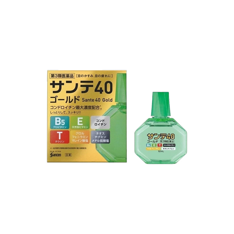 参天制药 Gold改善疲劳眼药水 清凉度3