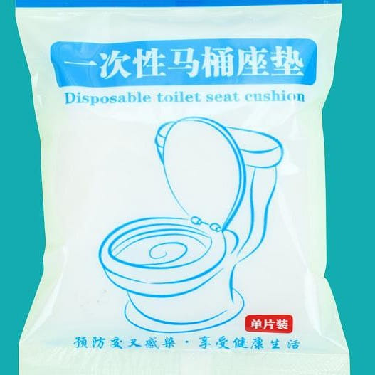 Travel Disposable thicker Toilet Seat Cover Pregnant Mom, Independent Pack 5 pcs 1 box
