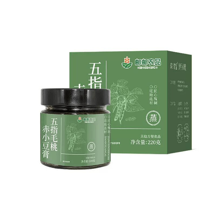 邮邮农品五指毛桃赤小豆湿玉灵膏冲饮茶220克1瓶 220 克