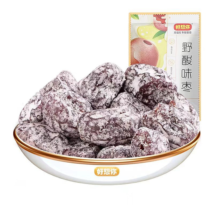 好想你野酸味枣去核金丝枣160g*1办公室零食小吃