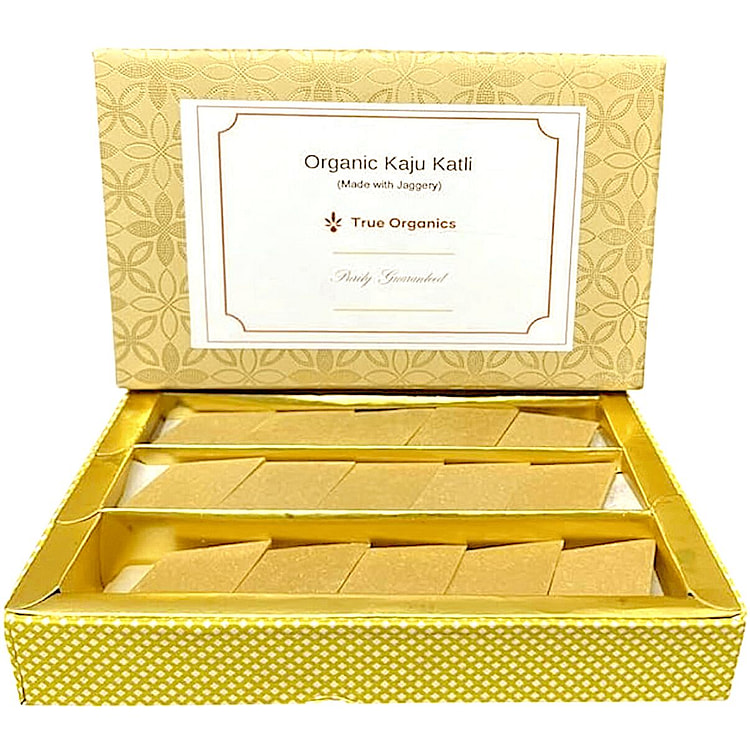 Organic Kaju Katli (Made with Organic Jaggery)