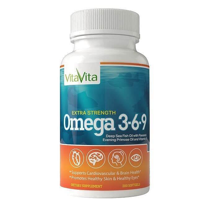 Extra Strength Omega 3-6-9 Fish Oil (200 Softgels) 1 count