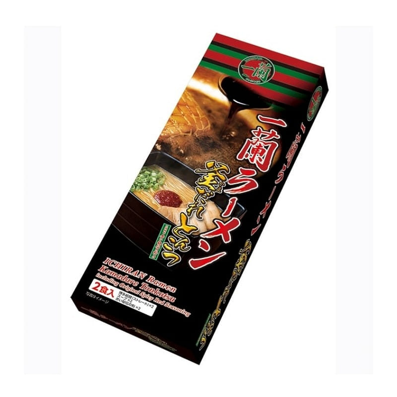 Ichiran Thick Tonkotsu Ramen 2bags 2 count
