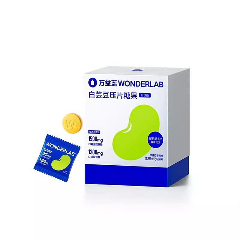 WONDERLAB White Kidney Bean Blocker Chewable Table 1 box