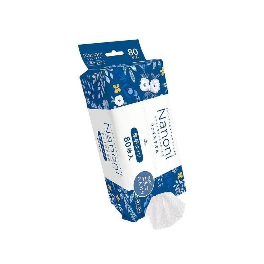 ISDG Always clean Face towel thick type 80 pieces 1 each