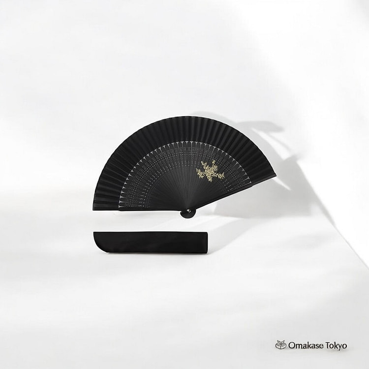TOuWA Folding Fan-Golden Bamboo 110 g