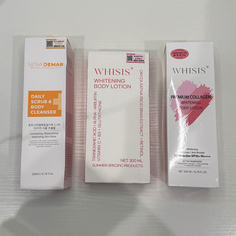 Senaderma & Whisis 身体霜日夜