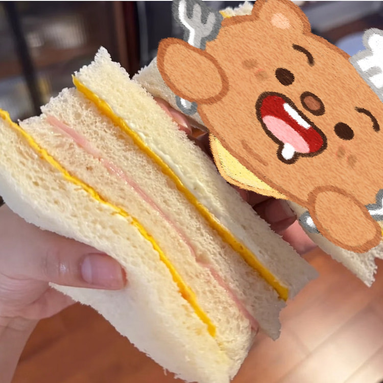 Ham & Egg Sandwich 1pcs 1 each