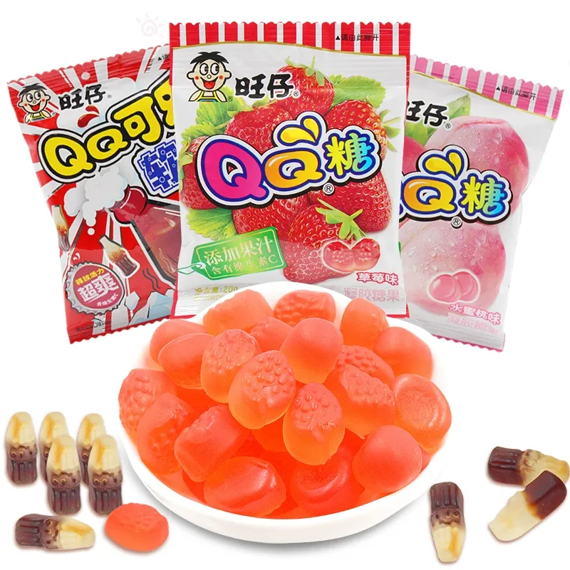 キャンディのように甘く rrr＋ Wangzai QQ Gummies(Cola Flavor)Fruit Juice Candy 20 g - Weee!