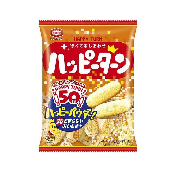 Kameda Happy Turn Rice Cracker Sweet Salty 96g 96 g