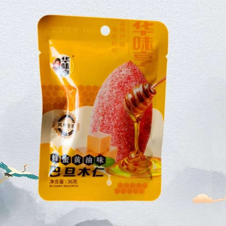 Huaweiheng Honey Flavored Almonds Nuts 36g * 1 Bag