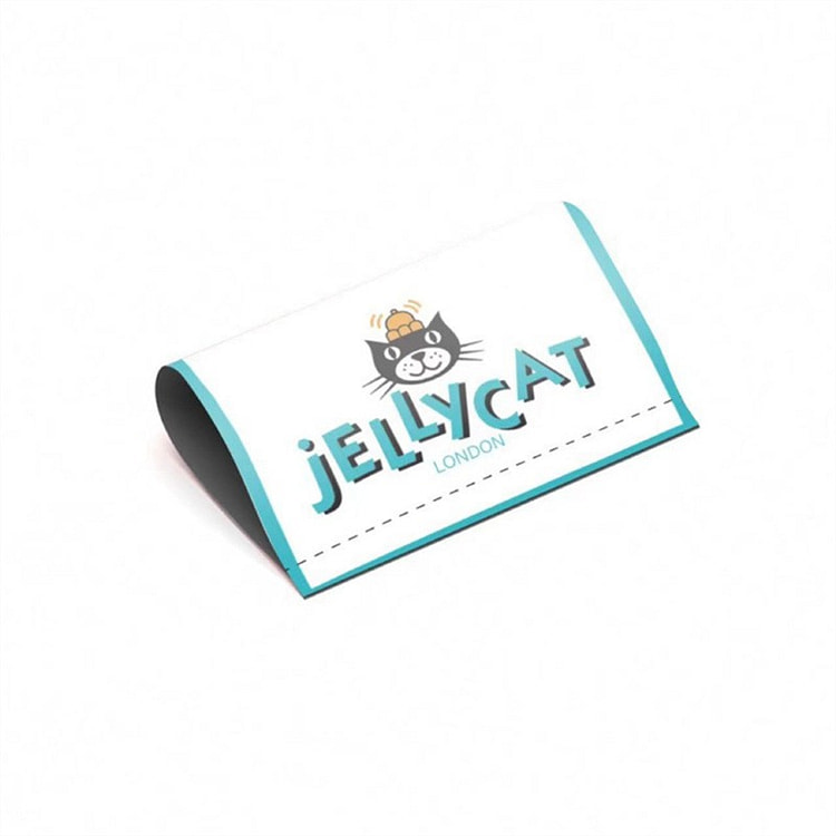 【中国直邮】 FOXTAIL Jellycat水洗汽车车标 车门车尾logo贴/创意/装饰贴/玩具/改装-蓝条 1个
