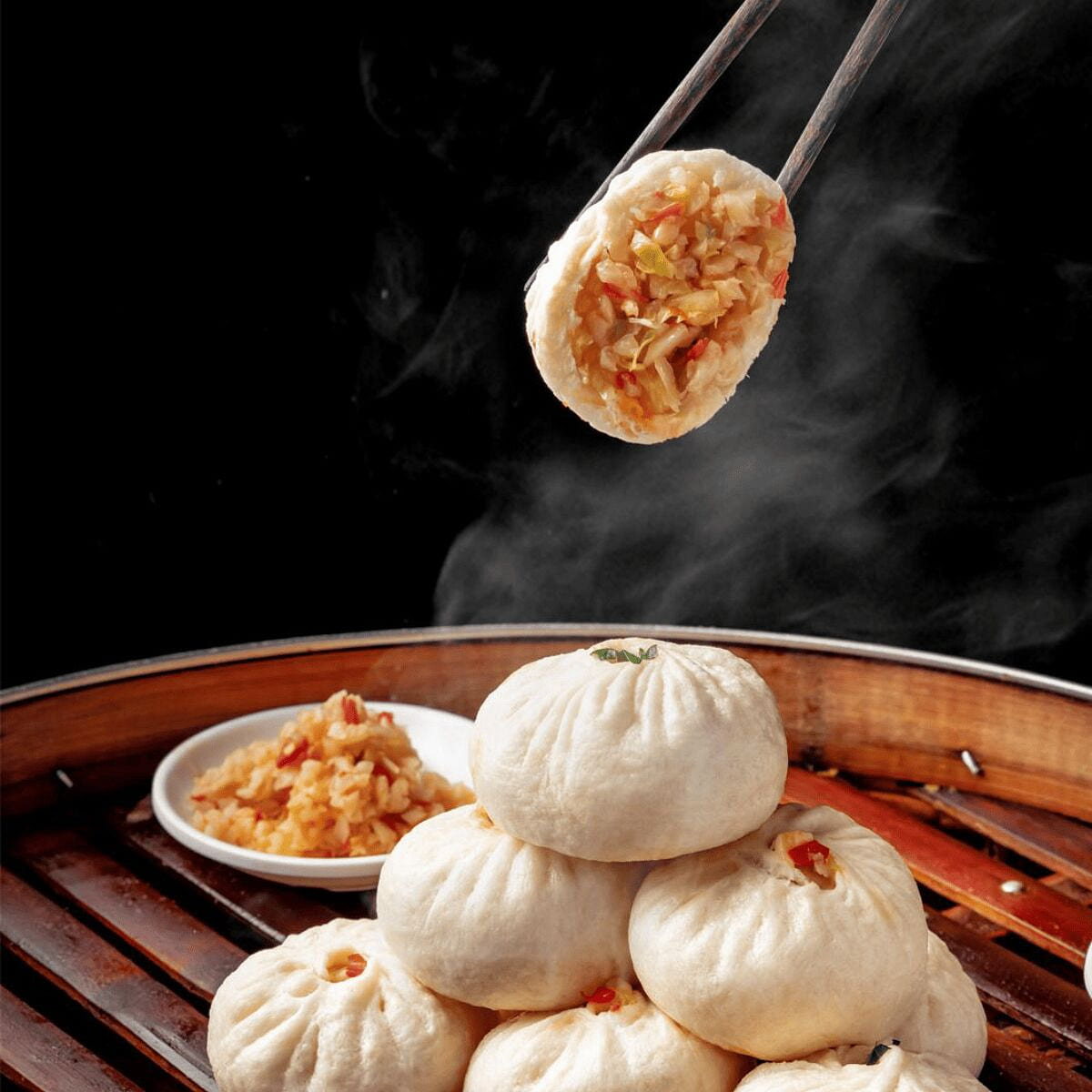 Sour Radish And Cabbage Bun 4 count