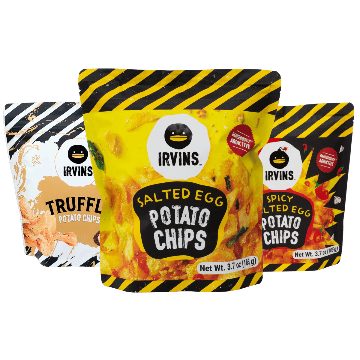 IRVINS Salted Egg Potato Bestsellers 3 Pack 1 bunch