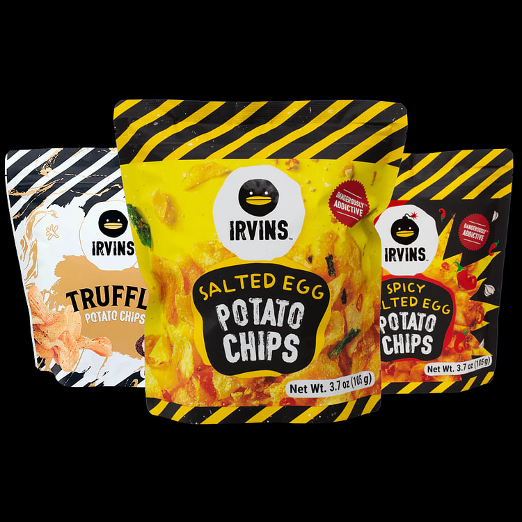 IRVINS 畅销咸蛋土豆 3 包