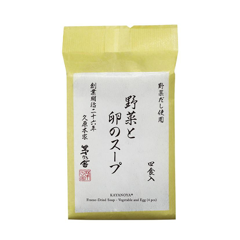 Kayanoya Vegetable and Egg Freeze Dried Soup 4pcs 1 each