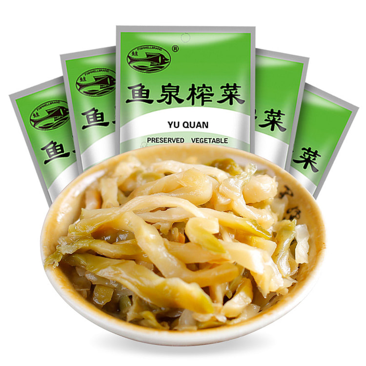 鱼泉榨菜美佳味榨菜80g*5袋