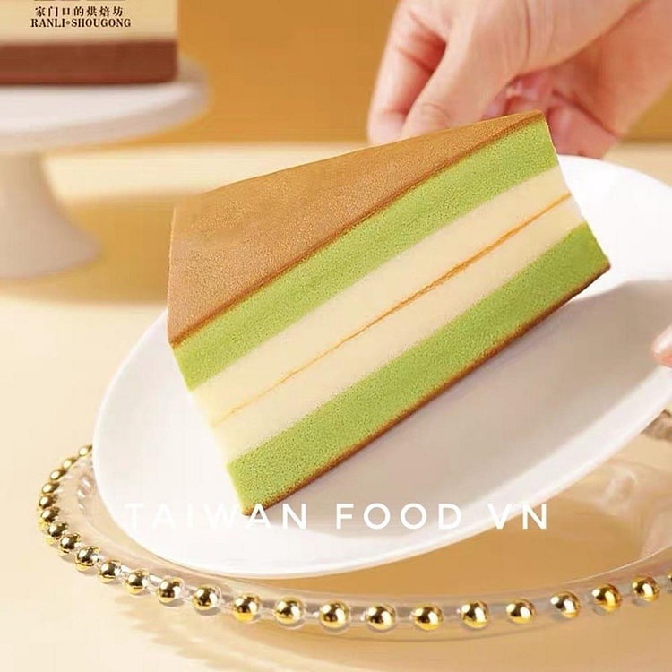Bánh Bông Lan Tam Giác Đài Loan  TRÀ XANH