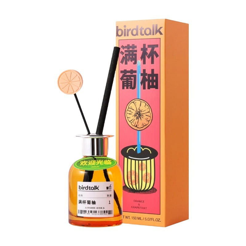 BirdTalk Reed Diffuser Grapefruit Spritz 1box 150 ml