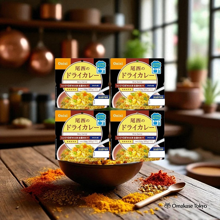 Bisai Foods Alpha 米饭干咖喱4包