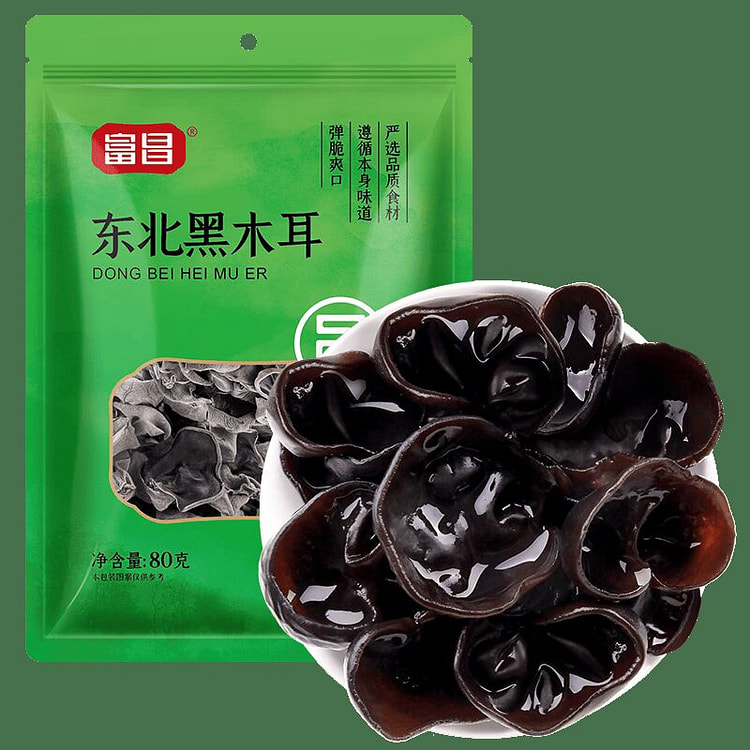 富昌生黑木耳80g*1袋 90 克