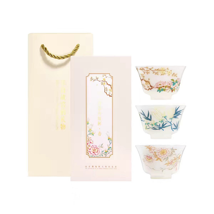 December Flower Pattern Cup - Spring Gift Box 1 each