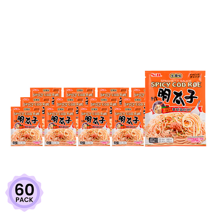 S&B 明太子意大利面酱 1.85 盎司*60 包